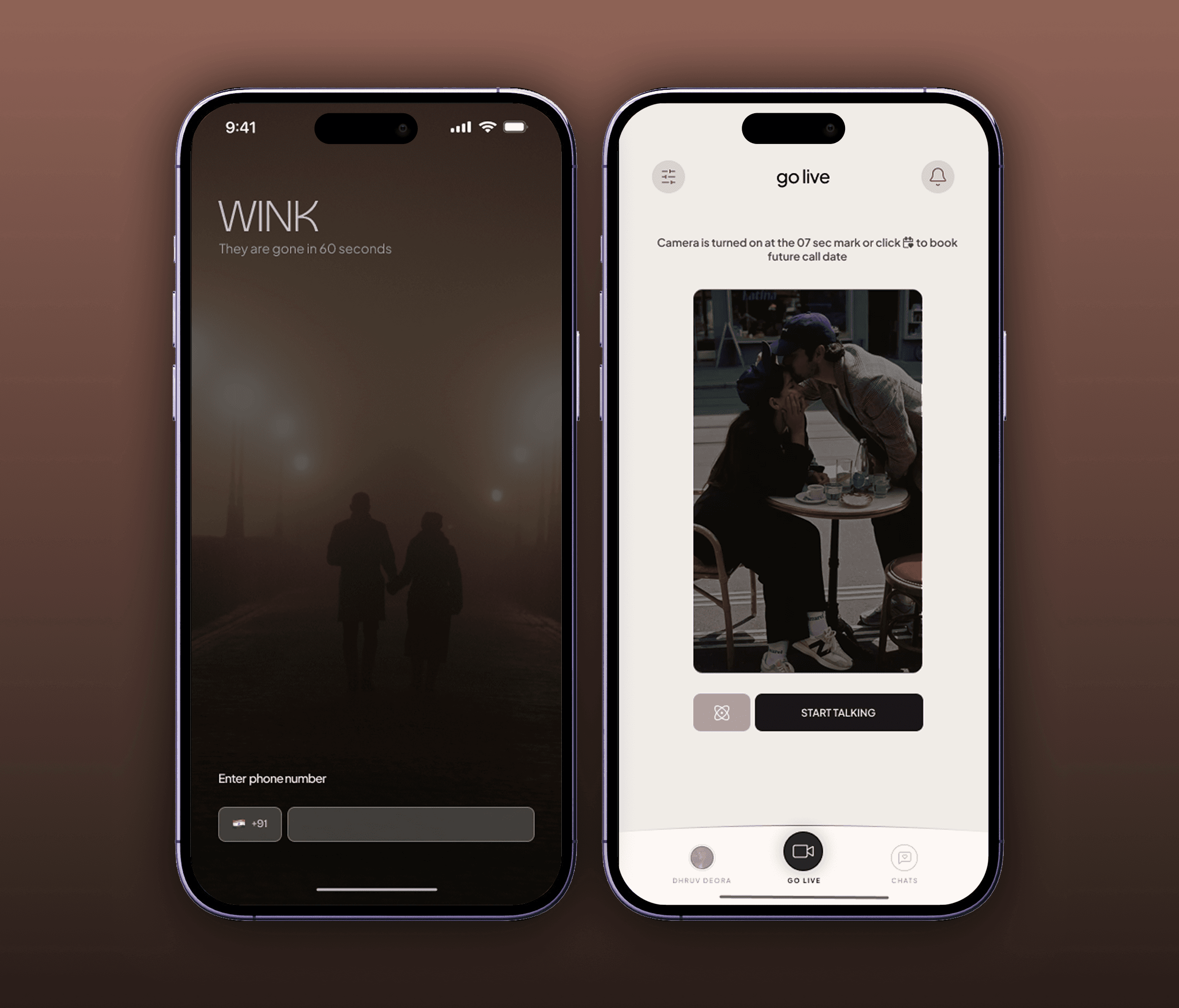 Wink live dating app
